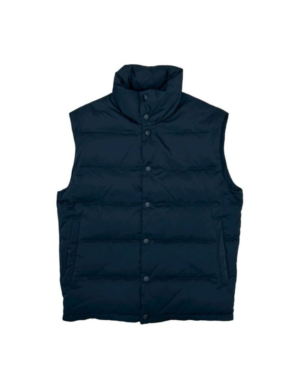 Bottega Veneta Down Vest Polyester Feather Outerwear Size 44 Black